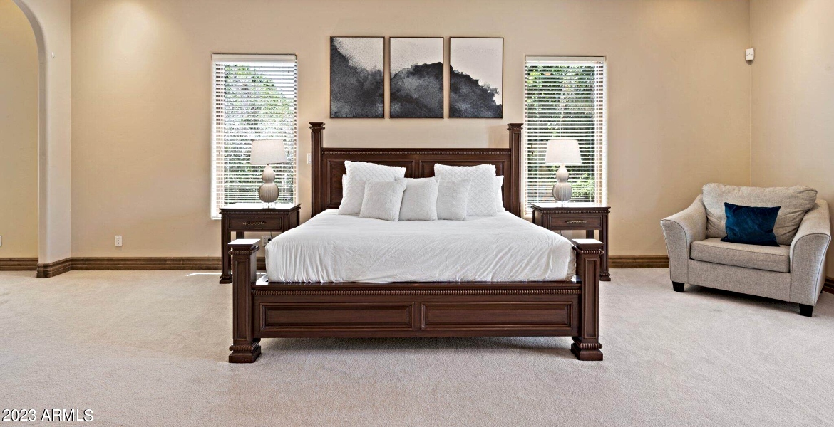 comfy second bedroom in a Phoenix rental house