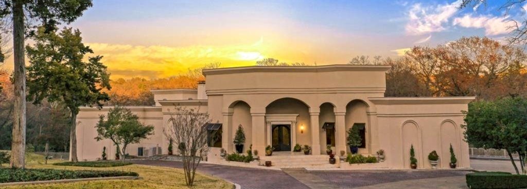 This Week’s House for Rent: A Stunning Piece of Heaven in Dallas white luxurious exterior of a house rental in dallas