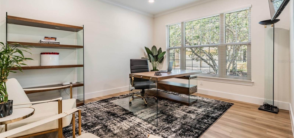 large office/flex space in a rental house in tampa