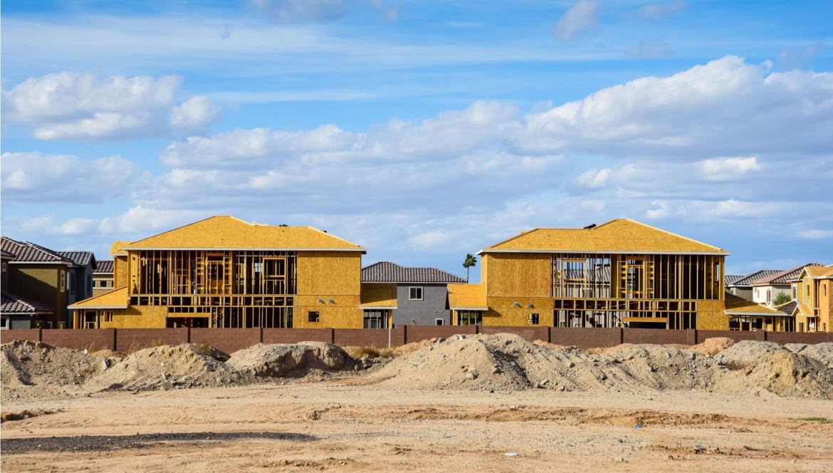 New single-family rentals being built in Phoenix, Arizona for house renters