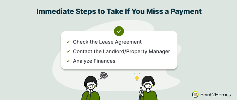 3 steps to take if you miss a rent payment