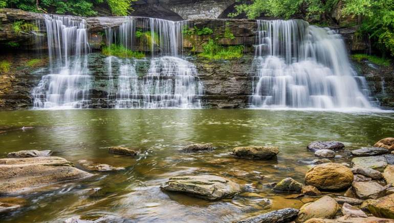 Cleveland waterfall