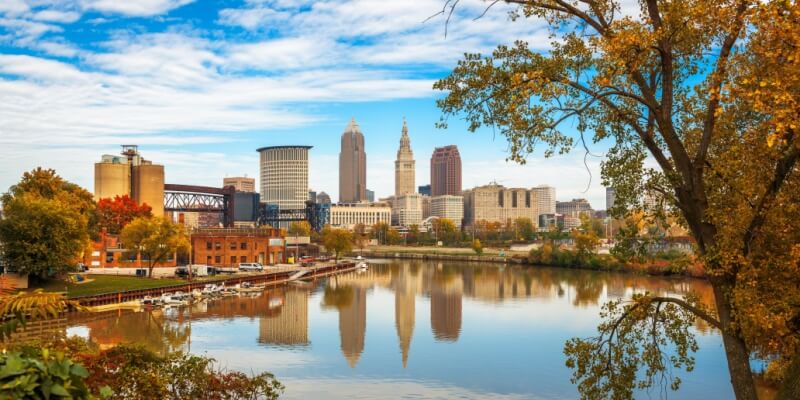Cleveland skyline